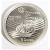 Image 1 : #49 1976 CANADIAN FIVE DOLLAR SILVER COIN OLYMPICS