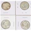Image 2 : #68 1968 25 CENTS CANADA SILVER COIN LOT  4 BOBCAT