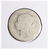 Image 2 : #86 1874 25 CENTS CANADIAN SILVER WORN COIN
