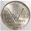 Image 1 : #92 1970 SWEDISH 25 KRONER SILVER COIN SWEDEN