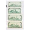 Image 2 : #132 LOT 4 CANADA ONE DOLLAR BILLS 1967 CENTENNIAL
