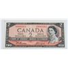Image 1 : #135 1954 CANADA TWO DOLLAR BILL PAPER MONEY