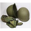 Image 2 : #150 UNITED STATE M1 HELMET LINER CHINSTRAP CAMO
