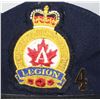 Image 3 : #153 ROYAL CANADIAN LEGION BERET HAT WITH BADGE