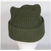 Image 4 : #155 GREEN MILITARY TOQUE