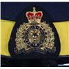 Image 4 : #173 1970'S RCMP FORAGE CAP WILLIAM SCULLY +BADGE