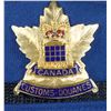 Image 4 : #178  CANADIAN CUSTOMS PEAKED CAP 1980 W/BADGE