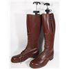 Image 1 : #191 WW2 1941 RCMP HIGHBROWN BOOTS TRIUMPH MP