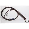 Image 1 : #210 VINTAGE LEATHER BULLWHIP UNMARKED COWBOY