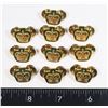 Image 1 : #246 LOT OF 10 CANADIAN ARMY RANK INSIGNIA CROWN