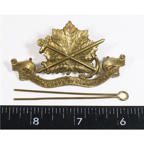 #263 2 WW2 CANADA CAP BADGES RCAPC