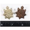 Image 1 : #267 WW2 CANADIAN HALIFAX RIFLES COLLAR BADGES