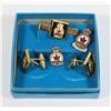 Image 2 : #268 CANADIAN LEGION CUFFLINKS PIN BOXED SET