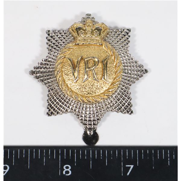#274 ROYAL CANADIAN REGIMENT CAP BADGE COLD WAR