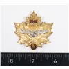 Image 1 : #290 1992 CANADIAN MILITARY CAP BADGE