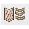 Image 2 : #320 4 WW2 CANADIAN MILITARY CHEVRON RANK INSIGNIA