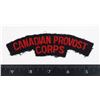 Image 1 : #334 CANADIAN PROVOST CORPS SHOULDER TITLE