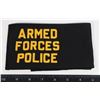 Image 1 : #345 ARMED FORCES POLICE COLD WAR ERA ARMBAND