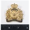 Image 1 : #362 RCMP TRANSPORT GRC CAP BADGE FOR PEAKED