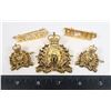 Image 1 : #364 ROYAL CANADIAN MOUNTED POLCE CAP BADGE SET