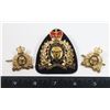 Image 1 : #365 RCMP CAP BADGE COLLAR SHOULDER BADGE SET