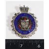 Image 1 : #378 MEDICINT HAT POLICE SERVICE CAP BADGE WORN