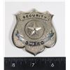 Image 1 : #380 SECURITY GUARD SHIELD INSIGNIA STAR DESIGN