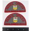 Image 1 : #389 PAIR ALBERTA PATROL OFFICERS MOTOR TRANSPORT