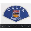 Image 1 : #396 VINTAGE BRITISH COLUMBIA DELTA POLICE PATCH
