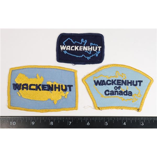 #397 LOT 3 WACKENHUT OF CANADA CLOTH PATCHES