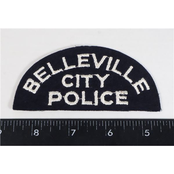 #400 BELLEVILLE CITY POLICE ONTARIO CLOTH PATCH
