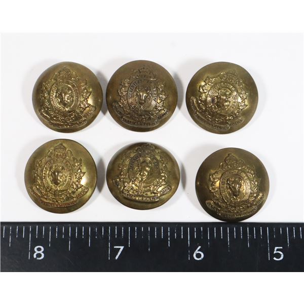#403 WW2 ROYAL CANADIAN MOUNTED POLICE BUTTONS
