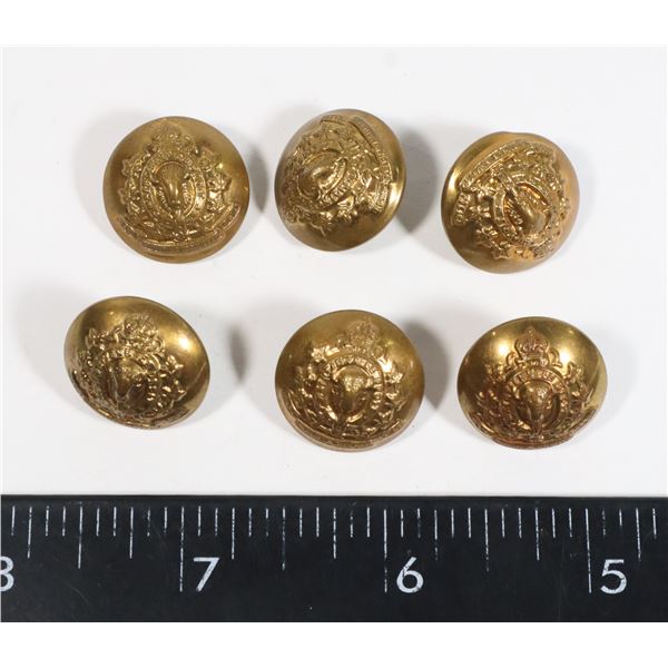 #404 WW2 ROYAL CANADIAN MOUNTED POLICE BUTTONS
