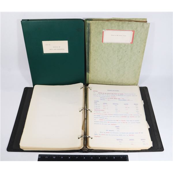 #411 3 CANADIAN MILITARY MANUALS INC DRILL