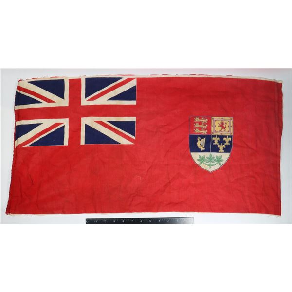 #422 WW2 CANADIAN RED ENSIGN FLAG 31X16 INCHES