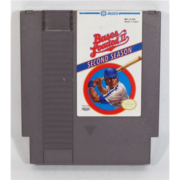 #442  NINTENDO NES GAME  BASES LOADED II WORKS!