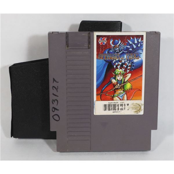 #446  RARE NINTENDO NES GAME ARKISTA'S RING WORKS!