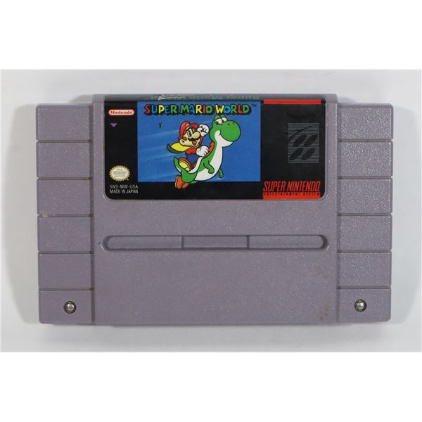#449 SUPER NINTENDO SNES GAME SUPER MARIO WORLD