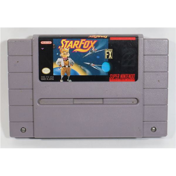 #452 SUPER NINTENDO SNES GAME STARFOX WORKS!