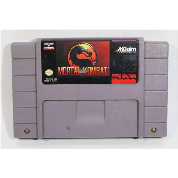 #454 SUPER NINTENDO SNES GAME MORTAL KOMBAT