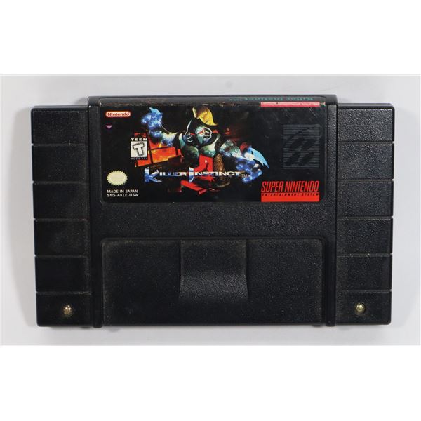 #455 SUPER NINTENDO SNES GAME KILLER INSTINCT