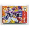 Image 1 : #456 RARE NINTENDO 64 N64 GAME DEADLY ARTS CIB