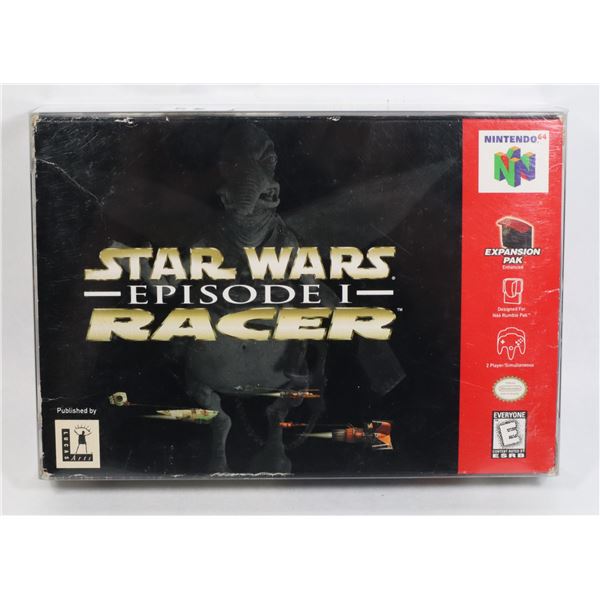 #457 NINTENDO 64 N64 STAR WARS EPISODE 1 RACER CIB
