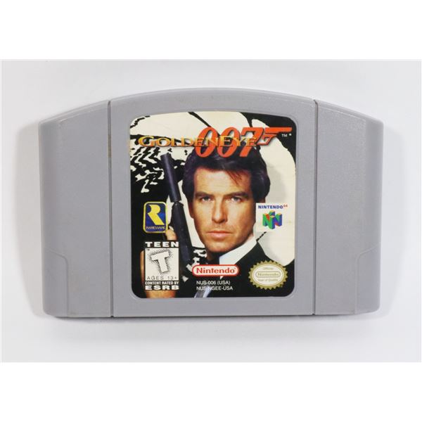 #461 NINTENDO 64 N64 GAME GOLDENEYE 007 WORKING