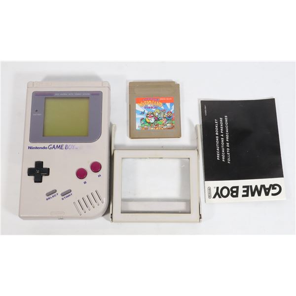 #462 NINTENDO GAME BOY SYSTEM W/ GAME WORKS!