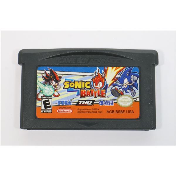 #469  NINTENDO GBA GAME SONIC BATTLE WORKING!