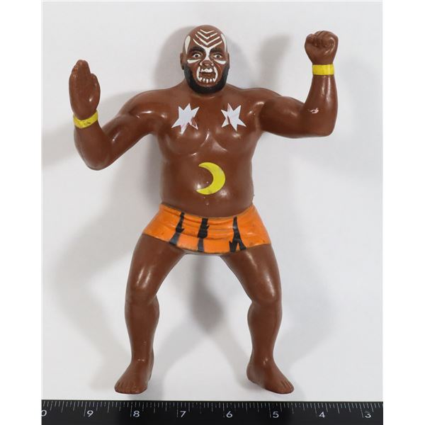 #533  WWF LJN RUBBER WRESTLER KAMALA 1987