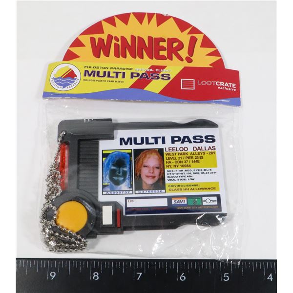 #567 THE FIFTH ELEMENT MULTI PASS CARD PROP BAGGED