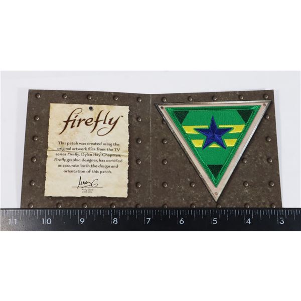 #568 FIREFLY TV SERIES INDEPENDENTS PATCH ON CARD