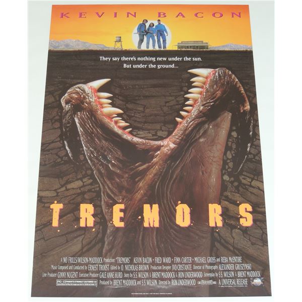 #577 HORROR SCI-FI MOVIE POSTER TREMORS 1990